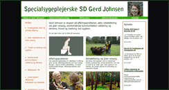 Desktop Screenshot of gerdjohnsen.dk
